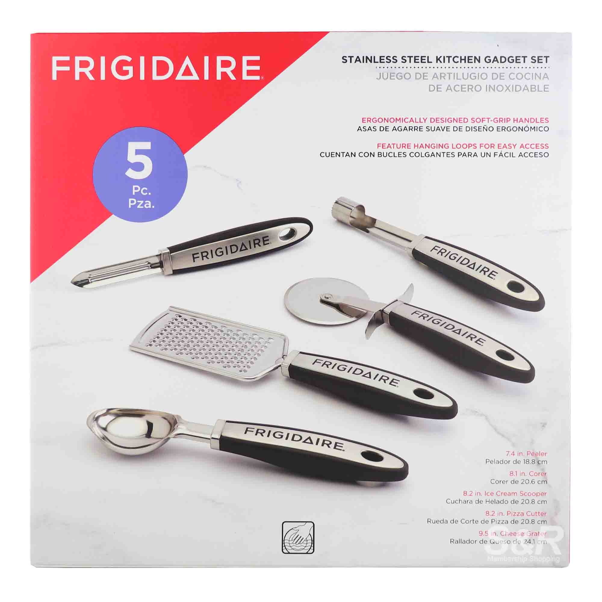 Frigidaire Stainless Steel Kitchen Gadget Set 5pcs Frigidaire Stainless Steel Kitchen Gadget Set 5pcs